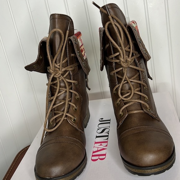 JustFab Roll Down Boots Size 8 - Picture 2 of 9